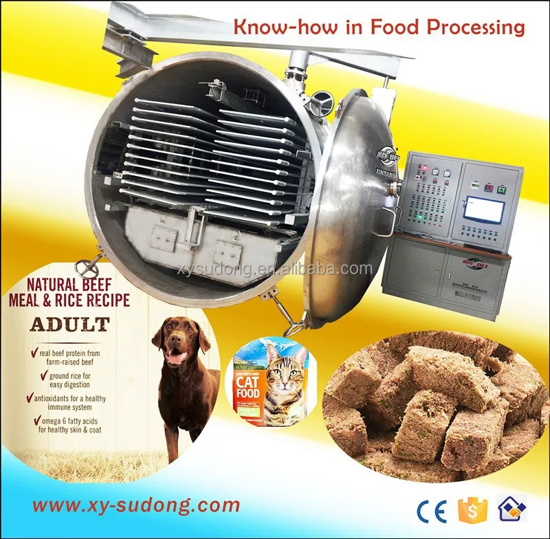Commercial Vacuum Freeze Drying Machine for Dog Cat Food LG30 Freeze Drying Dog Food Machine