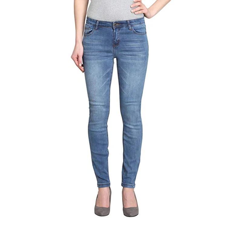 Calça Jeans Feminina Skinny,Calça Jeans Skinny Stretch Cintura Alta Rasgada  - Buy Calça Jeans De Cintura Alta,Calças De Brim Das Mulheres,Senhoras Calças  Calças Cargo Product on Alibaba.com