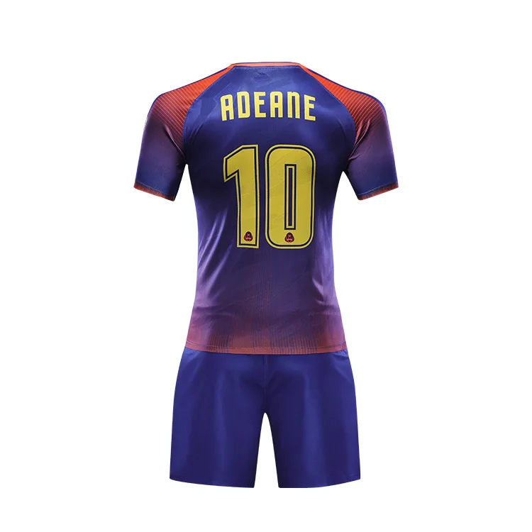 Source one to one design soccer uniform custom purple football team kits on  m.