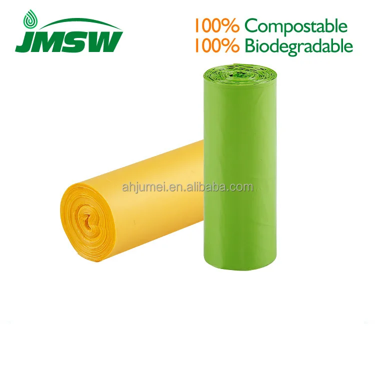 Sac poubelle en plastique pla, sac de déchets, importé en chine