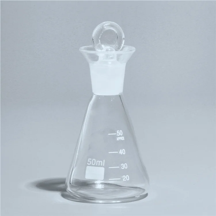 good quality conical iodine flask supplier with glass stopper