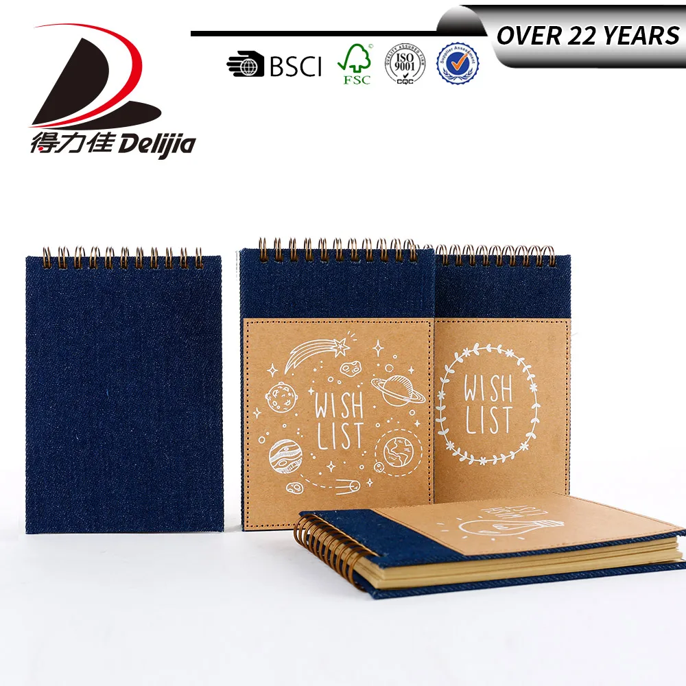 Delijia 79SW6420 Paper Coil Spiral Notebook