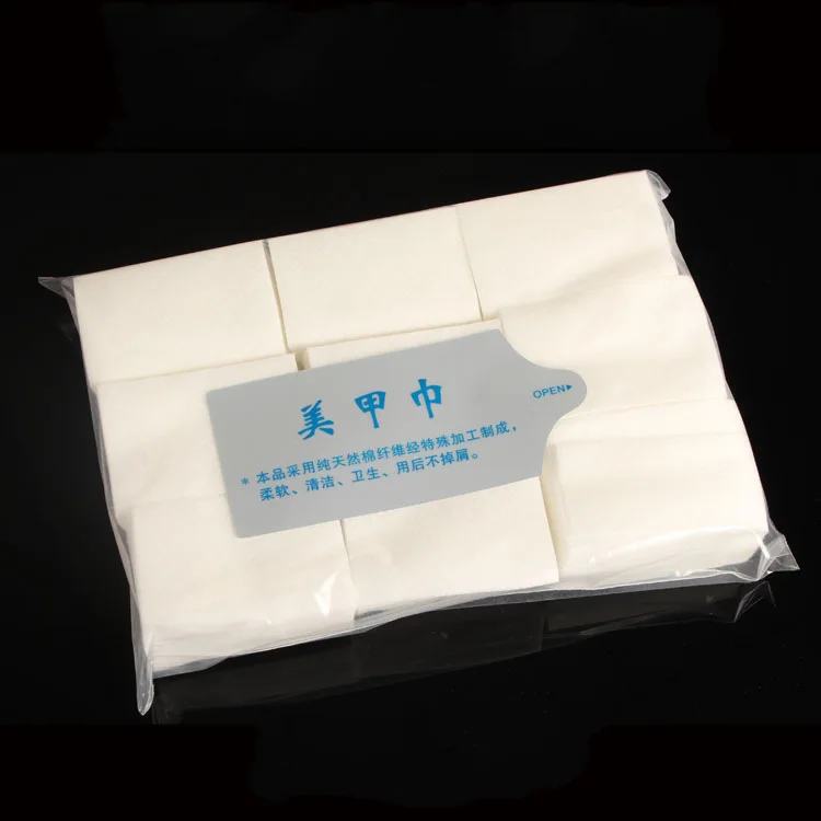 900Pcs Pack Nail Sticker Decal Nail Art Tips Manicure Polish Remover Clean Wipes Cotton Lint Pads