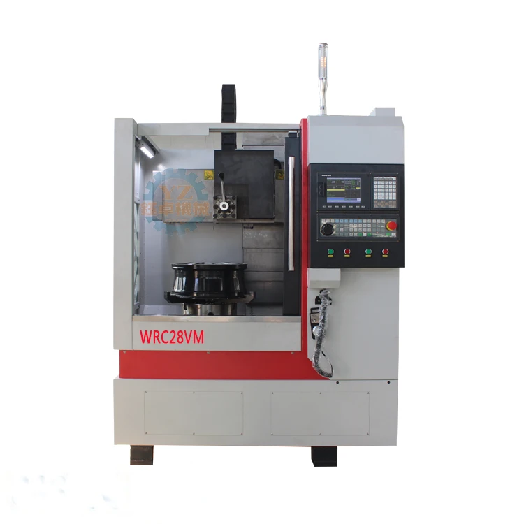TZ CNC Wheel Retreading Machine WRC28VM Special Lathe for Repairing Car Wheel Hub