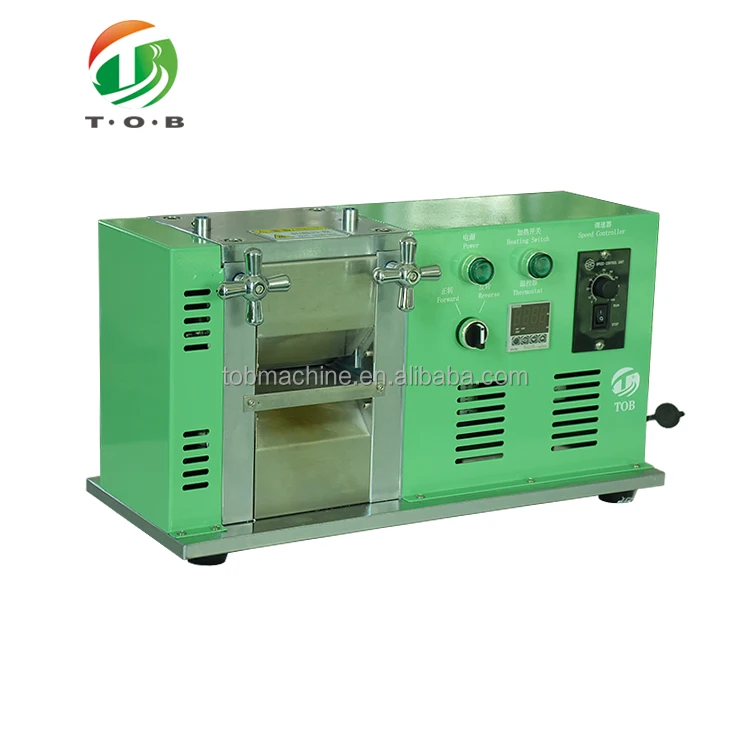 Lab Small Roller Heat Press Machine for Lithium Battery Electrode Calendering