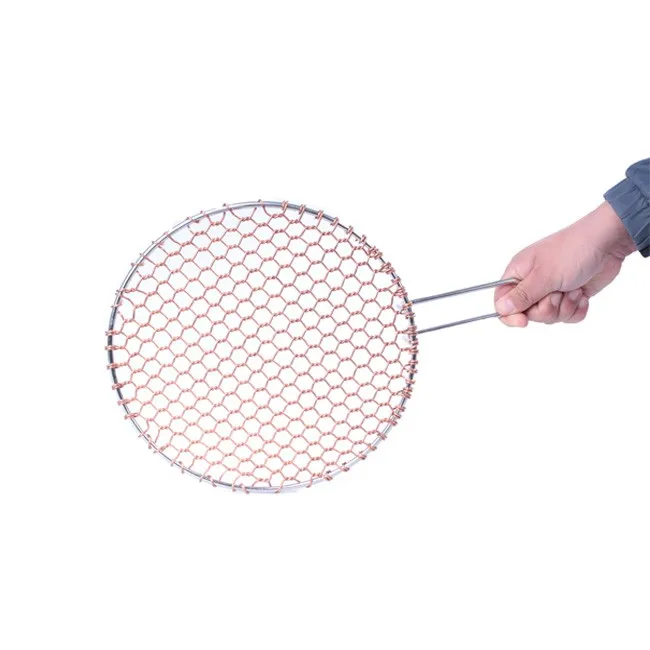 Wholesale Stainless Steel Round BBQ Wire Mesh Grill