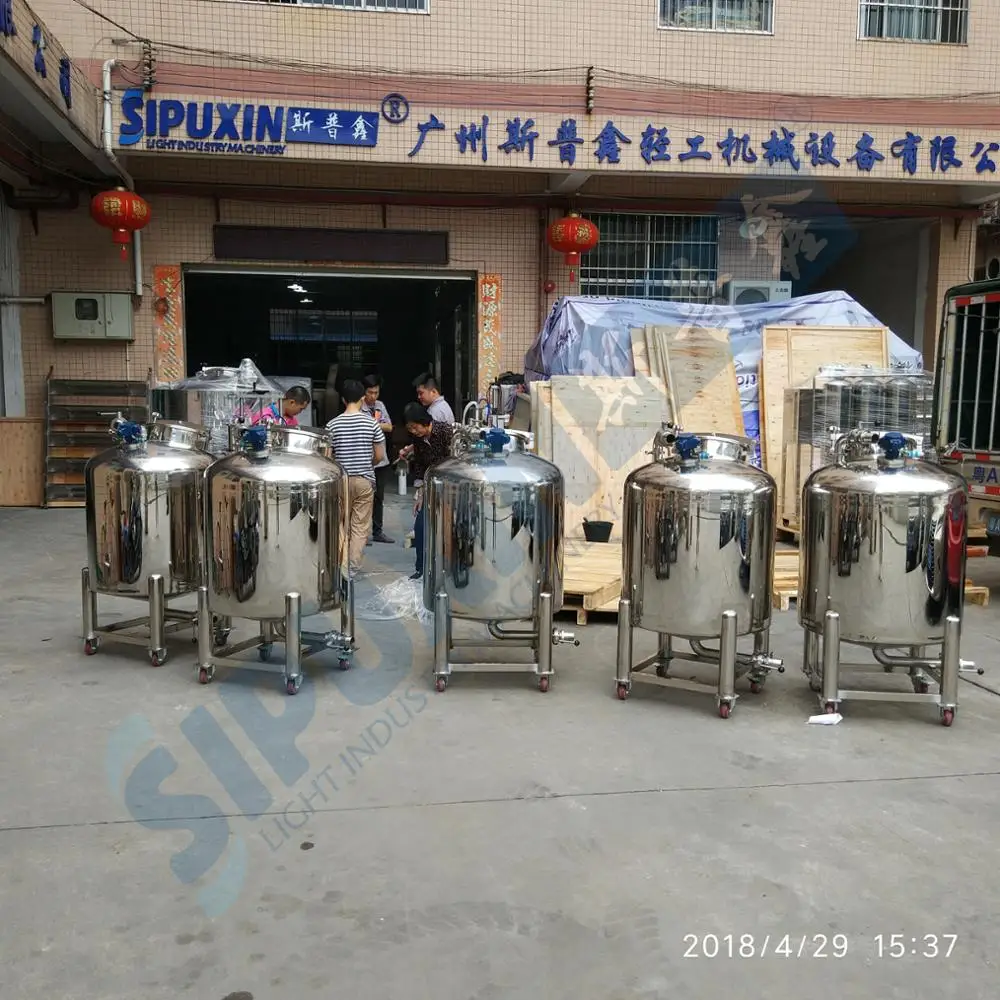 Stainless Steel Liquid CO2 Storage Tank 100L-2000L Capacity Carbon Steel with Motor and Manhole for Liquid Nitrogen Storage