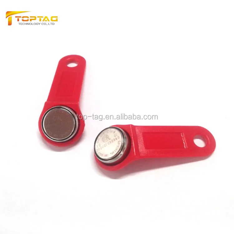 Electronic Ibutton Key Dallas TM1990/DS1990/RW1990 Ibutton Key Tag With Black Holder