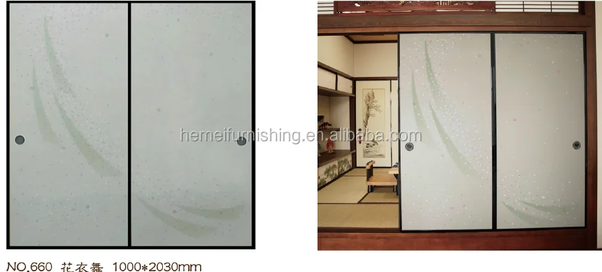 Customized Japanese Style Sliding Fusuma Door