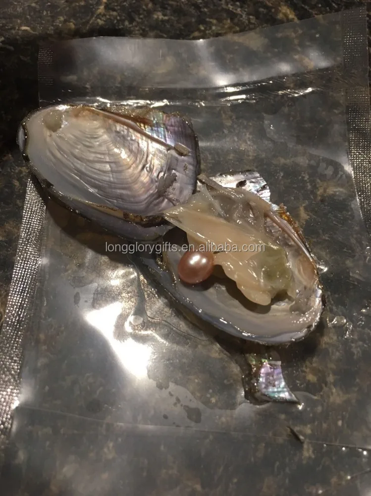 A Grade,Cultured Freshwater Pearl Oysters With White/gold/purple/black/pink,Anniversary