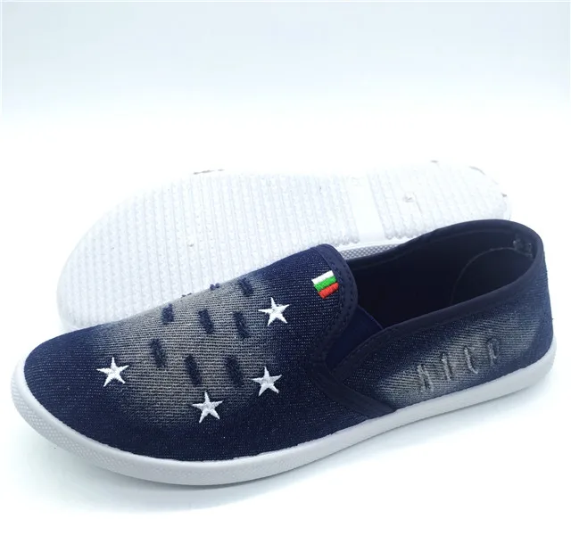 Женские холщовые туфли без шнуровки, плоская подошва, повседневная обувь