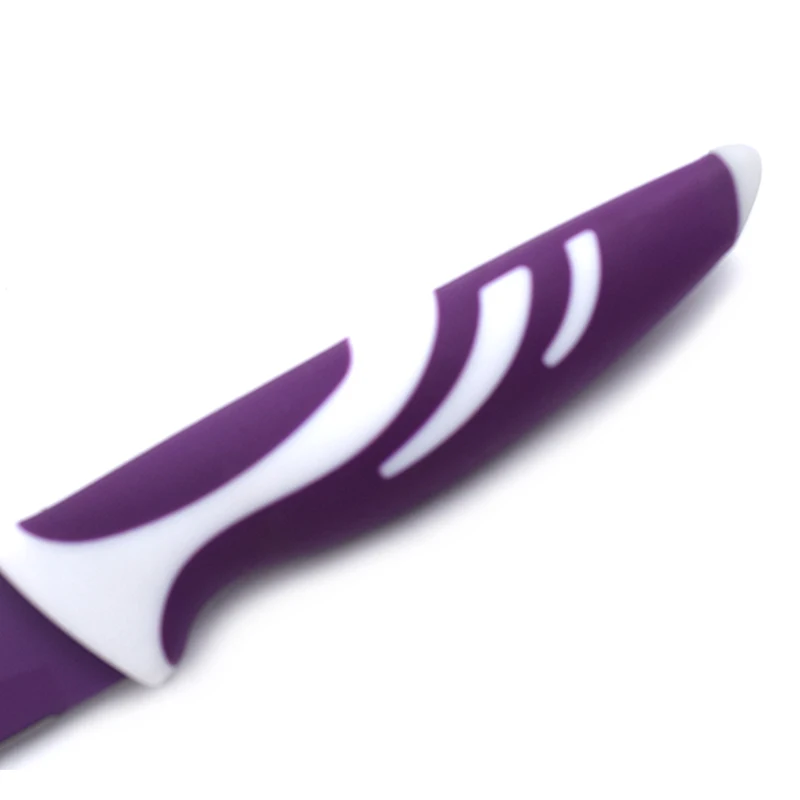 
5 шт. кухонный нож набор цветных закодированных кухонных ножей с мягкими сенсорными ручками 