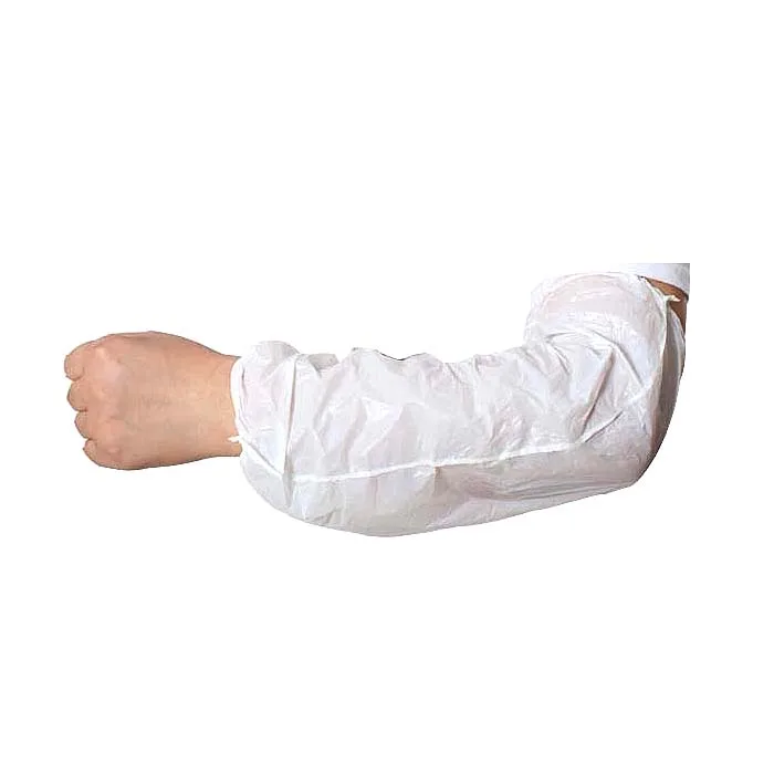 Disposable Waterproof Machine-Made White PE Sleeve Cover