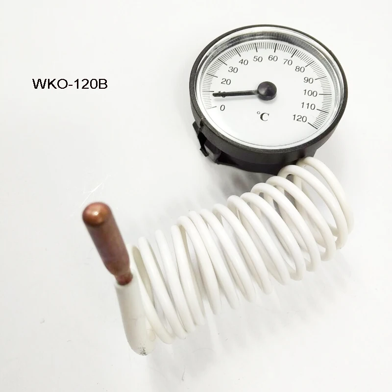 Thermomètre Capillaire Rond 2037 - Pour Chaudière Et Chauffage - Neuf Sous Boîte