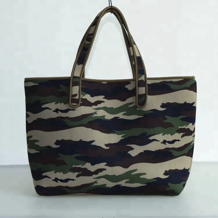 j crew camo tote