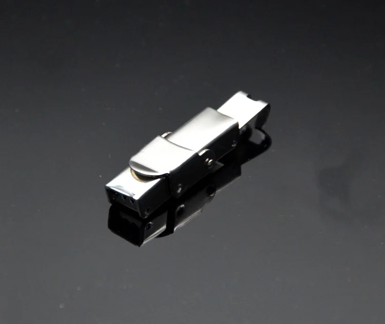 
Оптовая продажа, Ювелирная фурнитура BX993 из нержавеющей стали, безопасная Пряжка для кожаного шнура, браслета, застежка-бабочка 