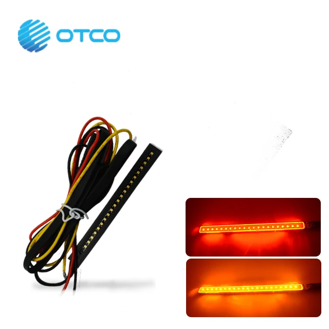 Разноцветный Красный Янтарный синий зеленый задний фонарь Плазменные стержни для мотоцикла на