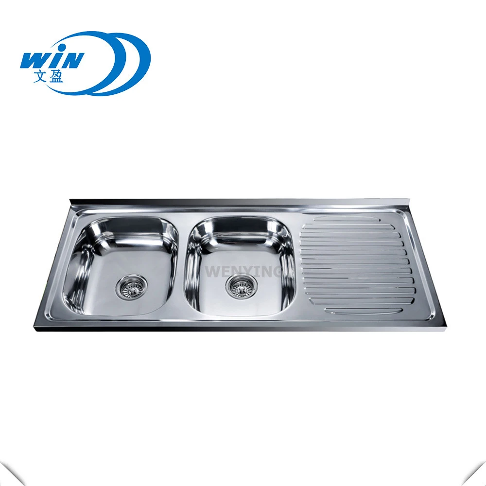 Stainless 304 Kitchen Sink India Polish Metal Wash 2 Bowls Sound Deadening Pads Pasted Double Bowl Kitchen Sink With Drainboard Buy Sound Deadening Pads Sink Kitchen Sink Double Bowl Kitchen Sink With Drainboard