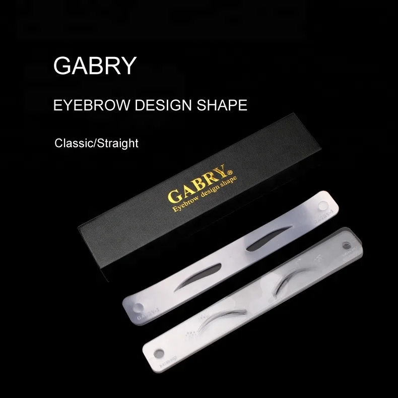 Точный набор трафаретов для полуперманентного макияжа лучший пластиковый инструмент дизайна бровей линейка измерения формы