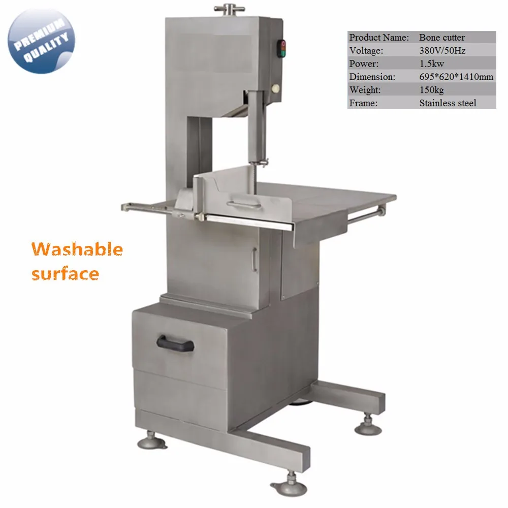High-precision stainless steel bone cutter for meat cutting - ideal for beef, pork, lamb and frozen meat processing