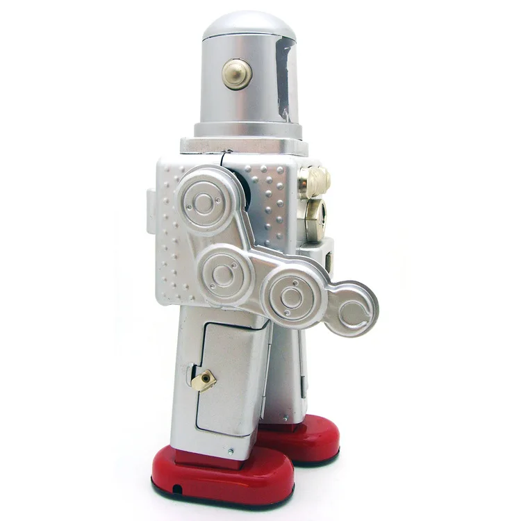 ビンテージブリキおもちゃ電気金属ロボットモデルプロモーション