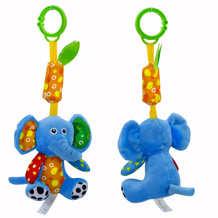 
Новинка, мягкие детские игрушки-погремушки, плюшевые игрушки-слоны 
