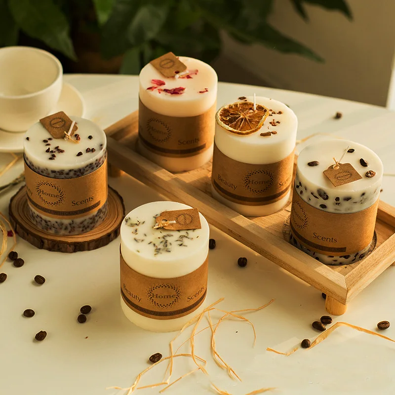 Декоративная Ароматизированная свеча, частная торговая марка, банки для свечей из соевого воска на день рождения оптом