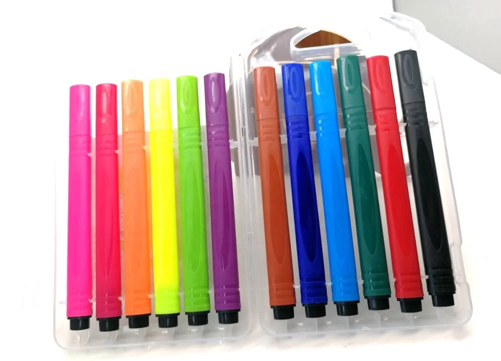 
 Большой треугольный удобный Моющийся Маркер, фетровая ручка  