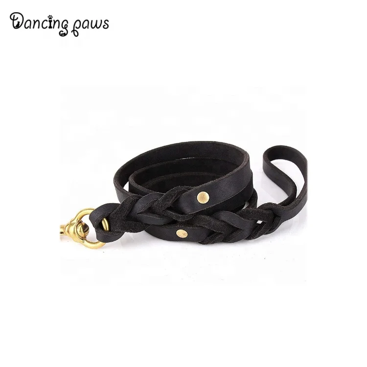 Высокое качество Экологичная роскошь натуральная кожа Выдвижной Поводок для