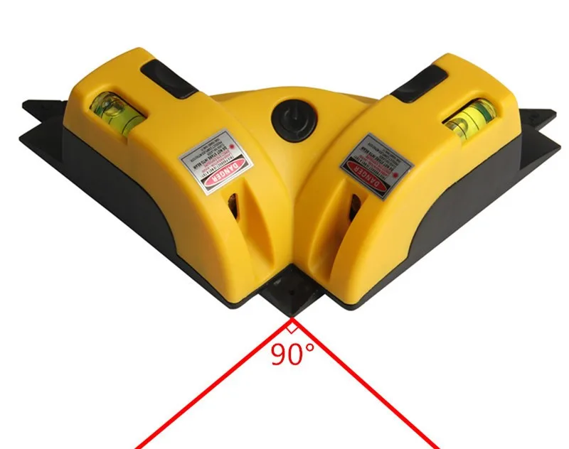 Hot Vertical Horizontal Right Angle 90 Degree Laser Line Level - Buy ...