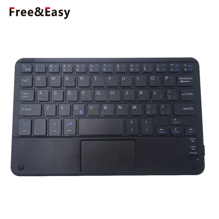 mini wireless bluetooth keyboard with touchpad