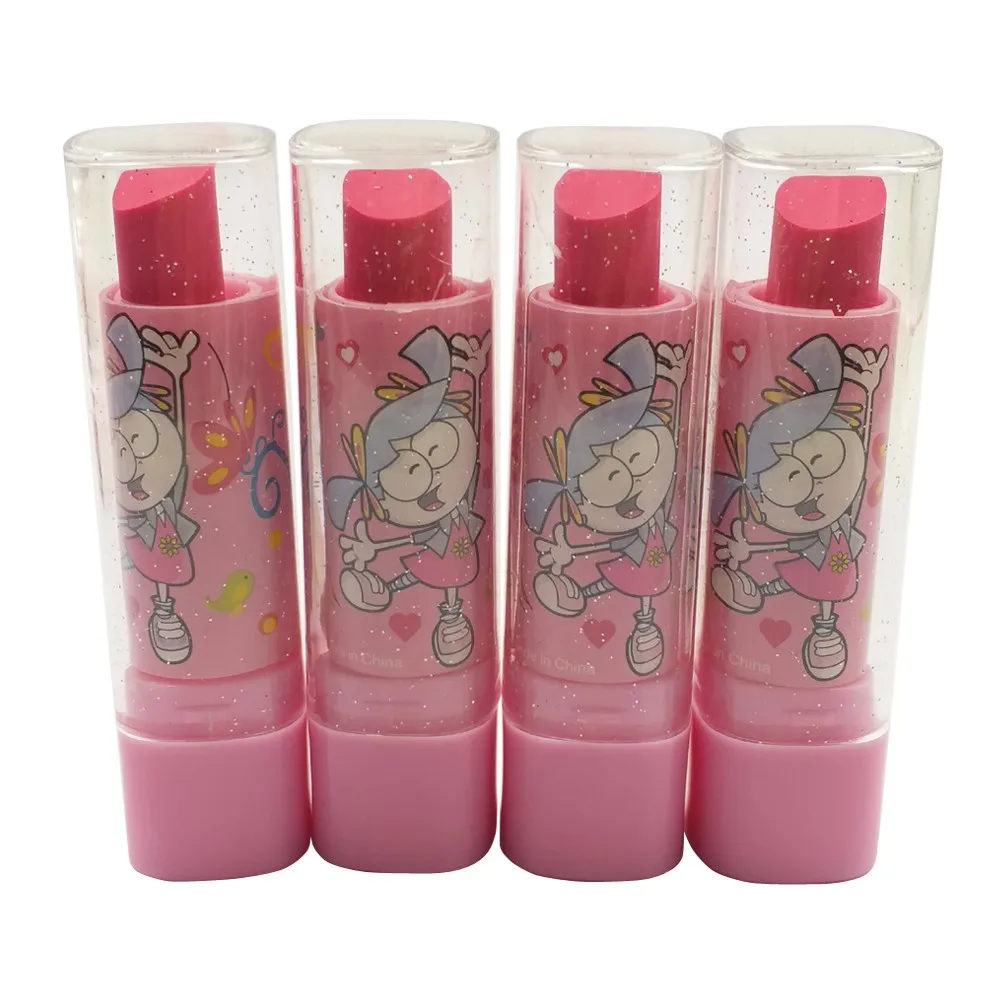 Korean Cartoon Kawaii Cute Kids Eraser Lipstick - Buy Lipstick Eraser ...