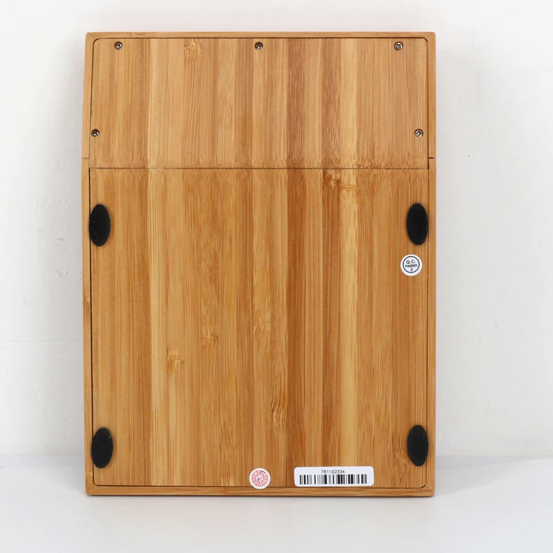 
 Ручной работы из бамбука Деревянный Будильник 12-разрядный калькулятор/по индивидуальному заказу калькулятор для офисного стола  