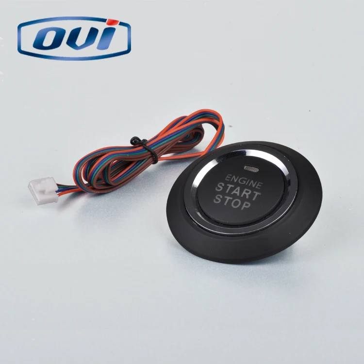 Car Alarm With Remote Engine Start PKE Keyless Entry System