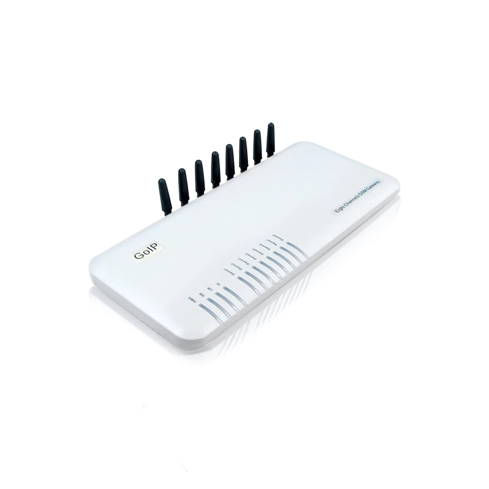 GOIP-8 Anysun Quad Band GSM voip Gateway 8 Channel GOIP IMEI Changeable Support sim Bank SIP/H.323
