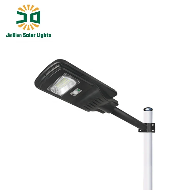 Jindian High efficient solar panels waterproof 20W IP65 street black LED lamp