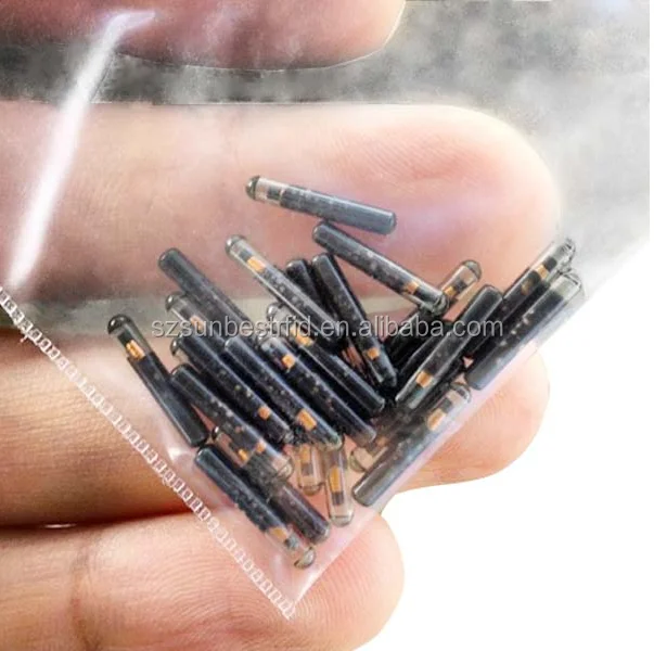 Животных RFID тег 134 2 кГц EM4305 имплантируемые идентификации животных микрочип стеклянный колпачок для рыб/кошка/собака/овец/коз