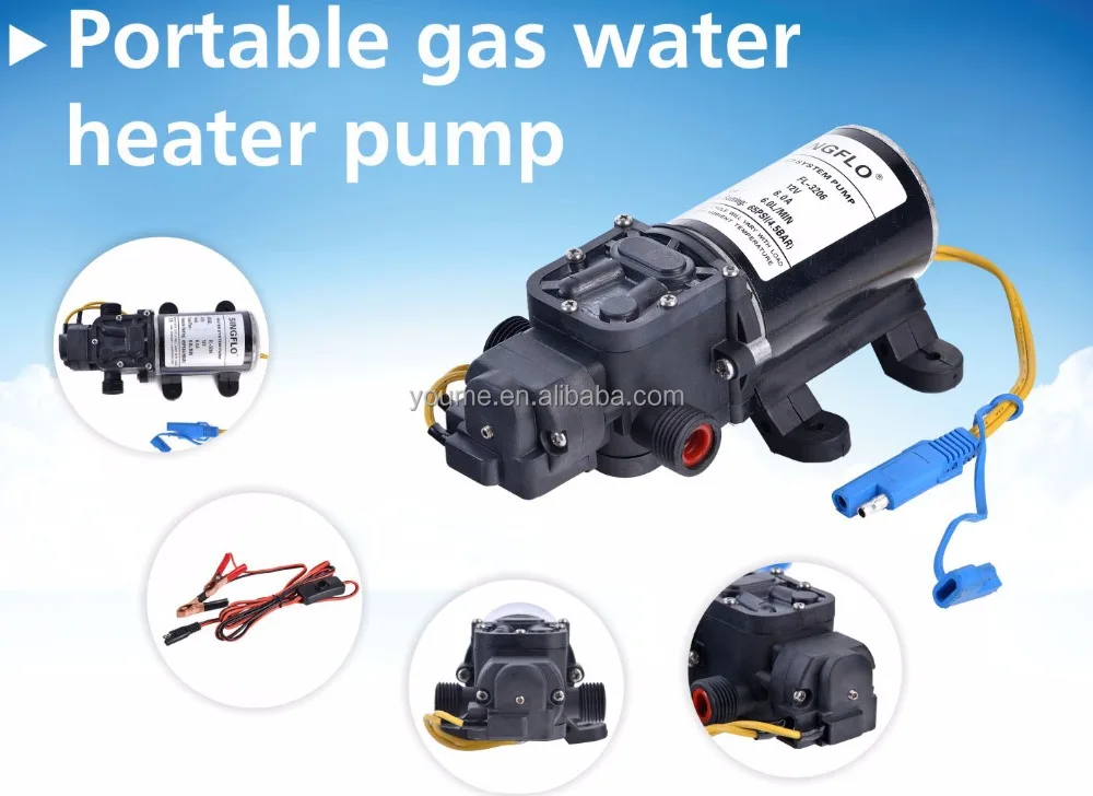 Portable Gas Hot Water Heater 65PSI Self-priming