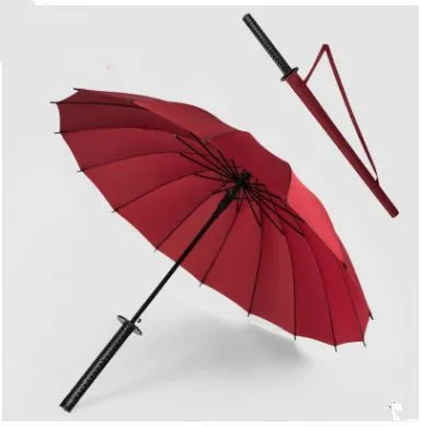 Creative Samurai Sword Handle Katana Rapier Straight Umbrella