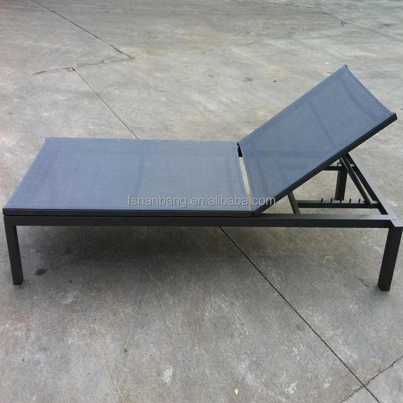 Outdoor Polyurethane Polyethylene Pool Chaise Chair Sun Lounger