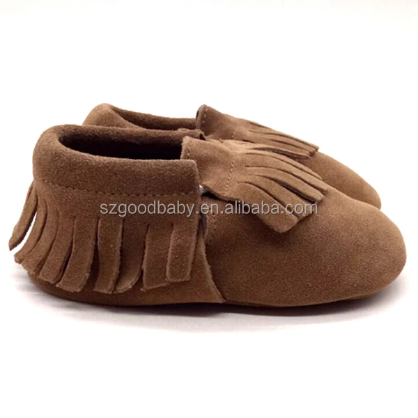 Мокасины детские из натуральной кожи на мягкой