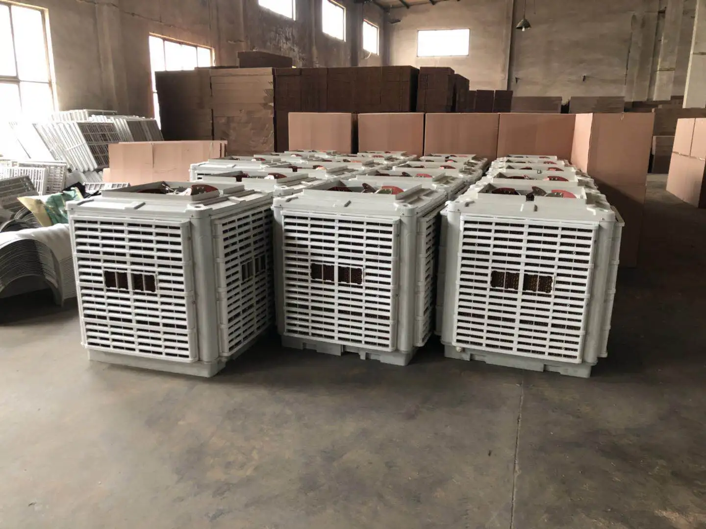 
18000 m3 промышленный охладитель воздуха мастерская система охлаждения 