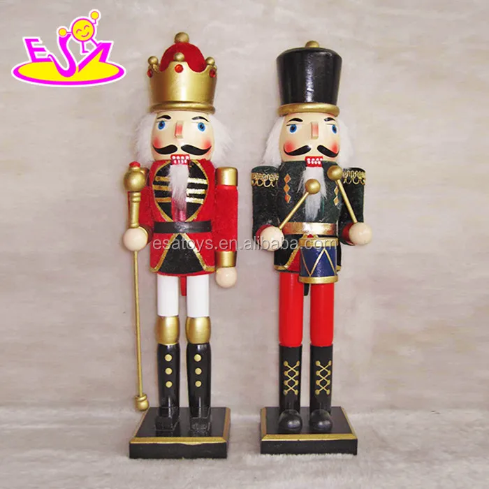 Детская деревянная кукла-солдат, деревянная кукла для детей, деревянная игрушка, Детская кукла для Рождественского украшения W02A013B