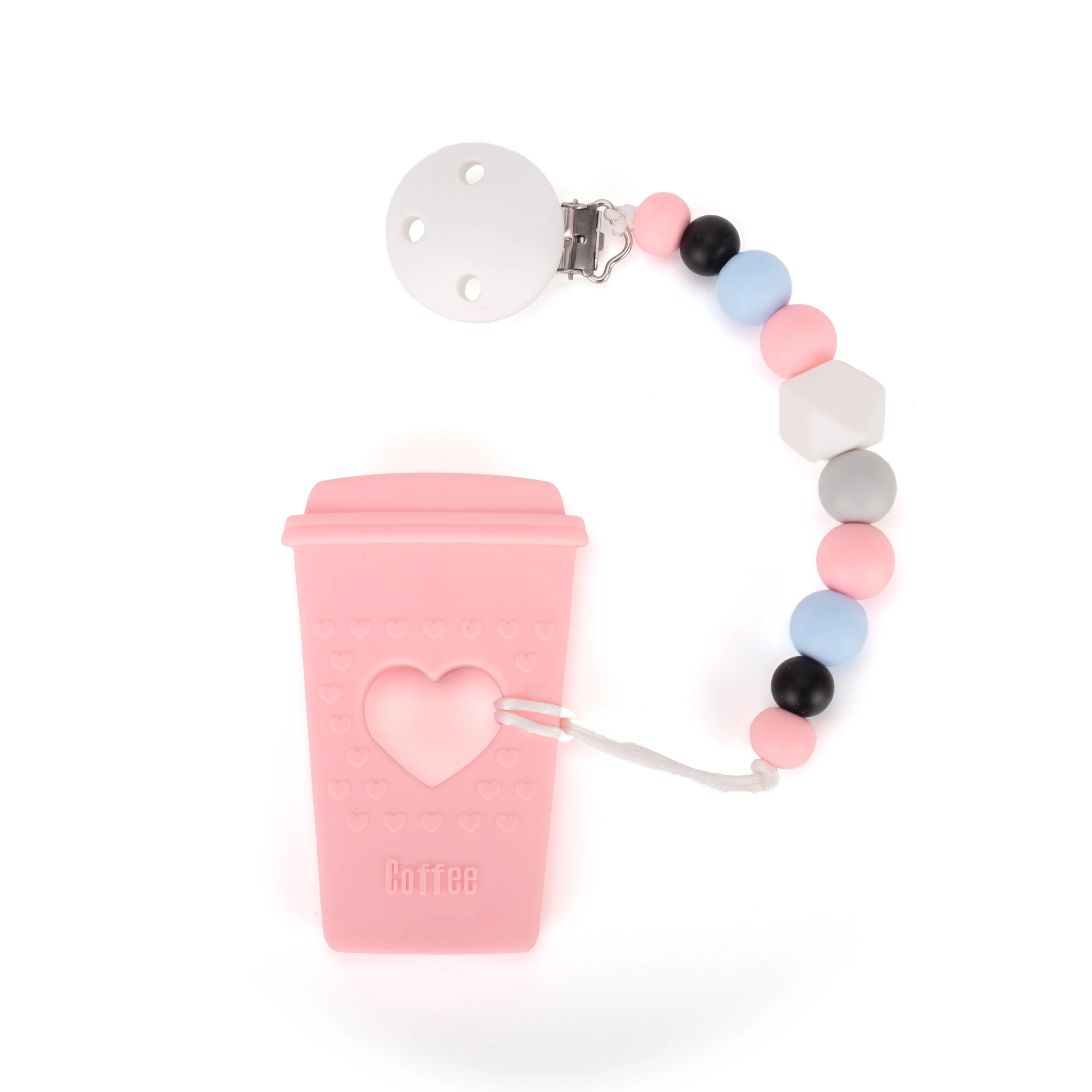 Silicone Teething DIY Kit With Silicone Beads 9mm 12mm 15mm