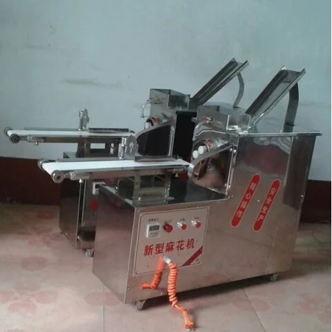 Twisted Doughnut Encrutsing Machine Dough Twisting Cutting Machine Pretzel Dough Twist Making Machine