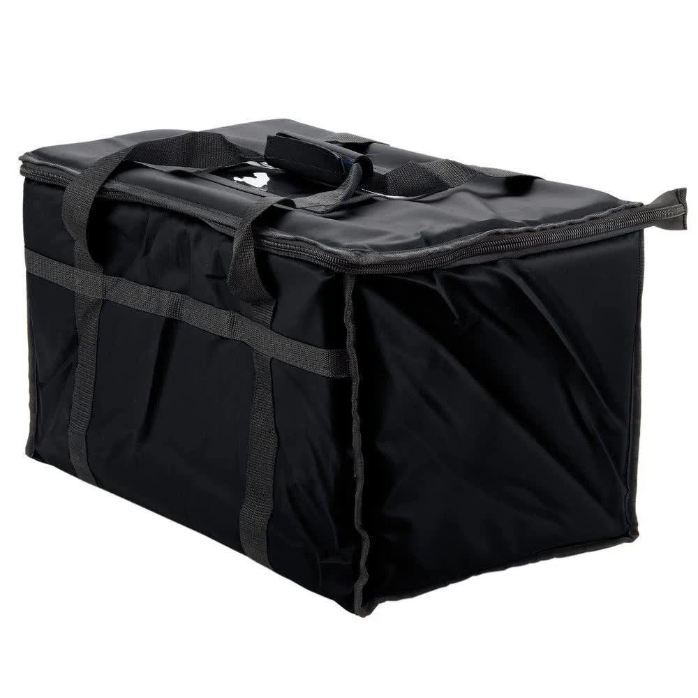 3 PACK Insulated BLACK Catering Delivery Chafing Dish Food Full Pan Carrier Bag 