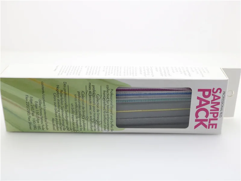 Moglad New Professional Nail File Set 6 Size Nail File With Cuticle Pusher