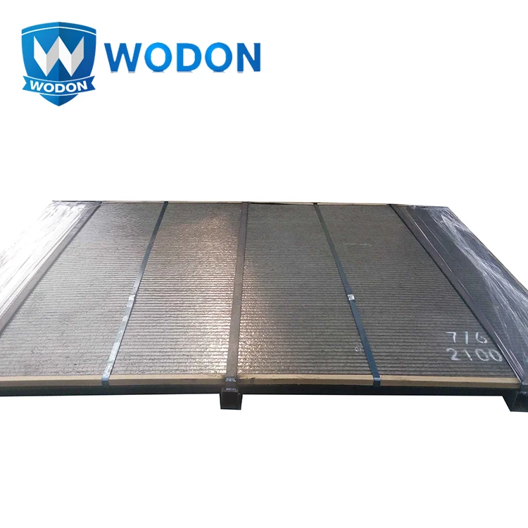 Hardfacing Cladding Abrasion Resistant Plate High Hardness Anti Friction Bimetallic Composite CCO Overlay Wear Plate
