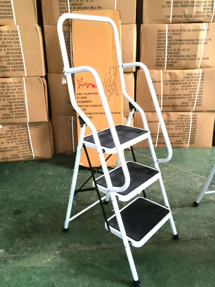 Folding Kitchen 4 Step Ladder with Handrail As Seen on Tv 2017