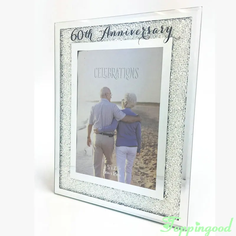 
 День свадьбы пара фото Стеклянная фоторамка для свадебных подарок сувенир  